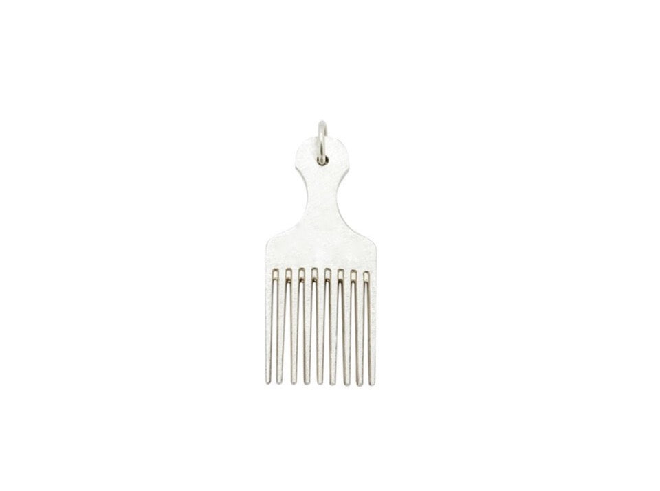 Afro Pick Charm - Lauren Newton Jewelry