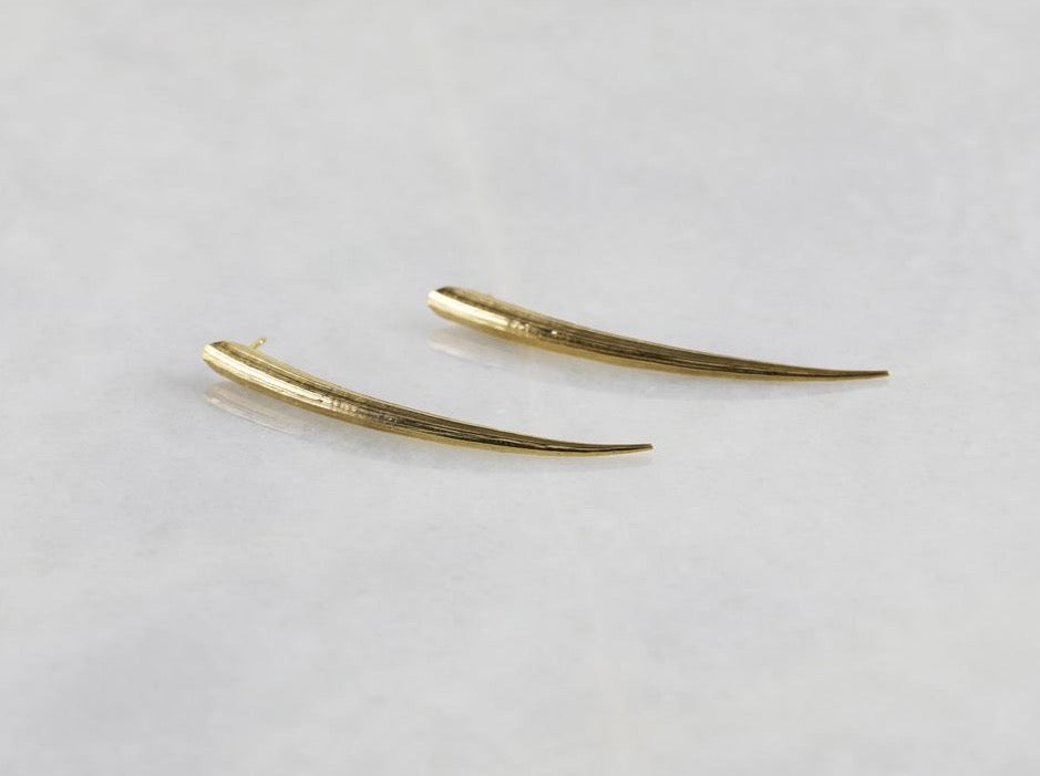 Tusk Earrings - Long - Lauren Newton Jewelry