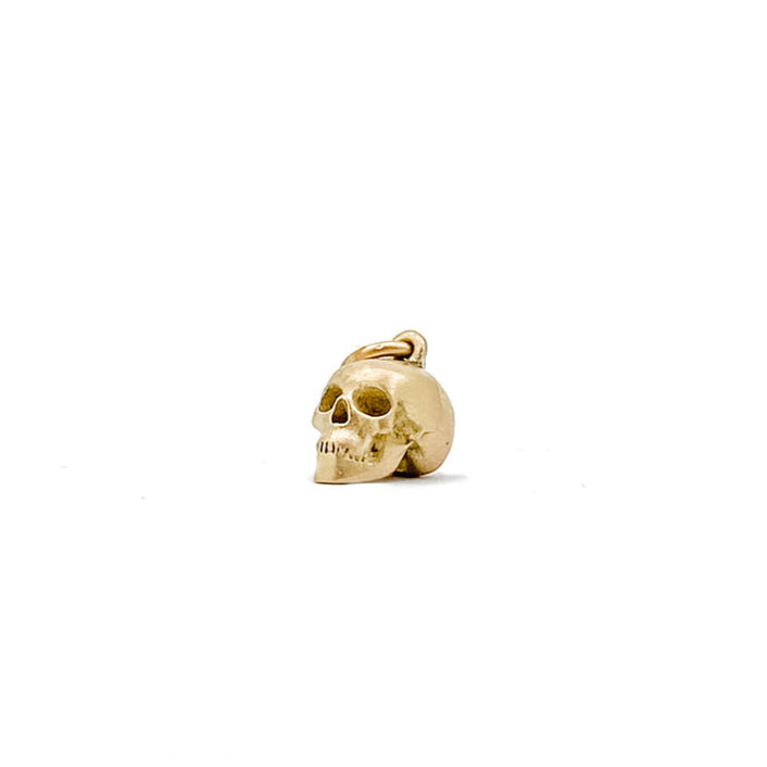 Gold Matters Skull Charm - Lauren Newton Jewelry