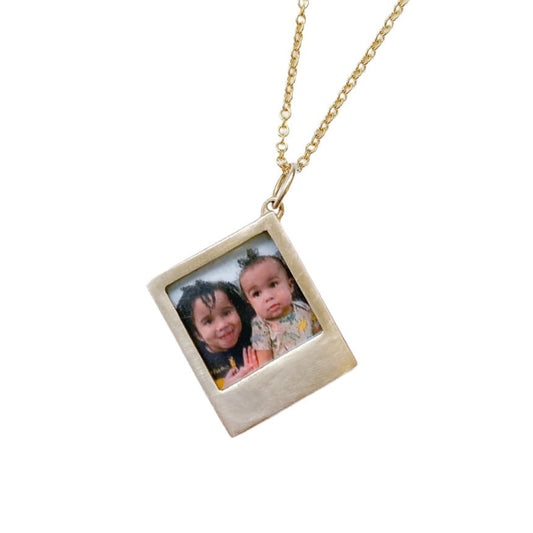 Vintage Snapshot Charm Locket Custom - Lauren Newton 